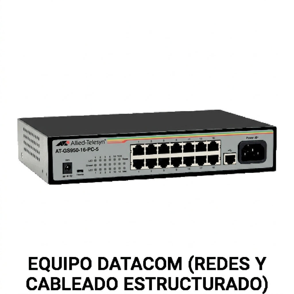 ALLIED-TELESYN AT-GS950-16-PC-5 EQUIPO DATACOM (REDES Y CABLEADO ESTRUCTURADO)