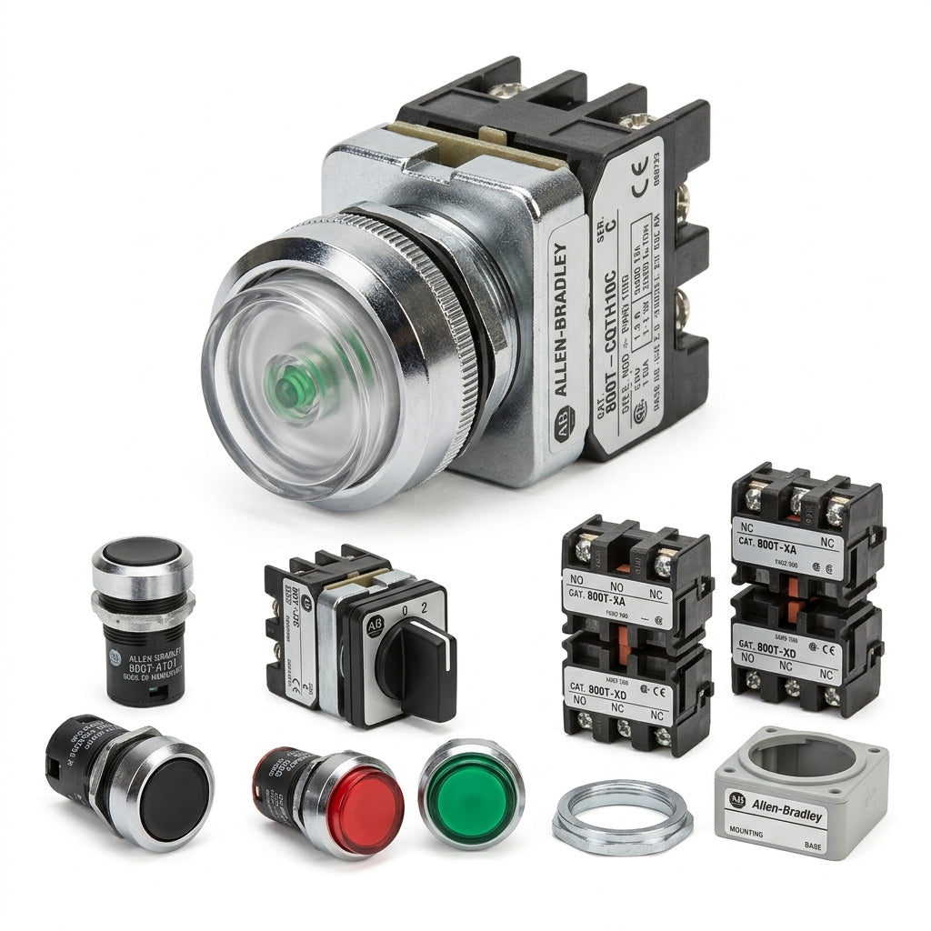 ALLEN-BRADLEY 800T-CQTH10C BOTONES PULSADORES BOTONERAS Y ACCESORIOS