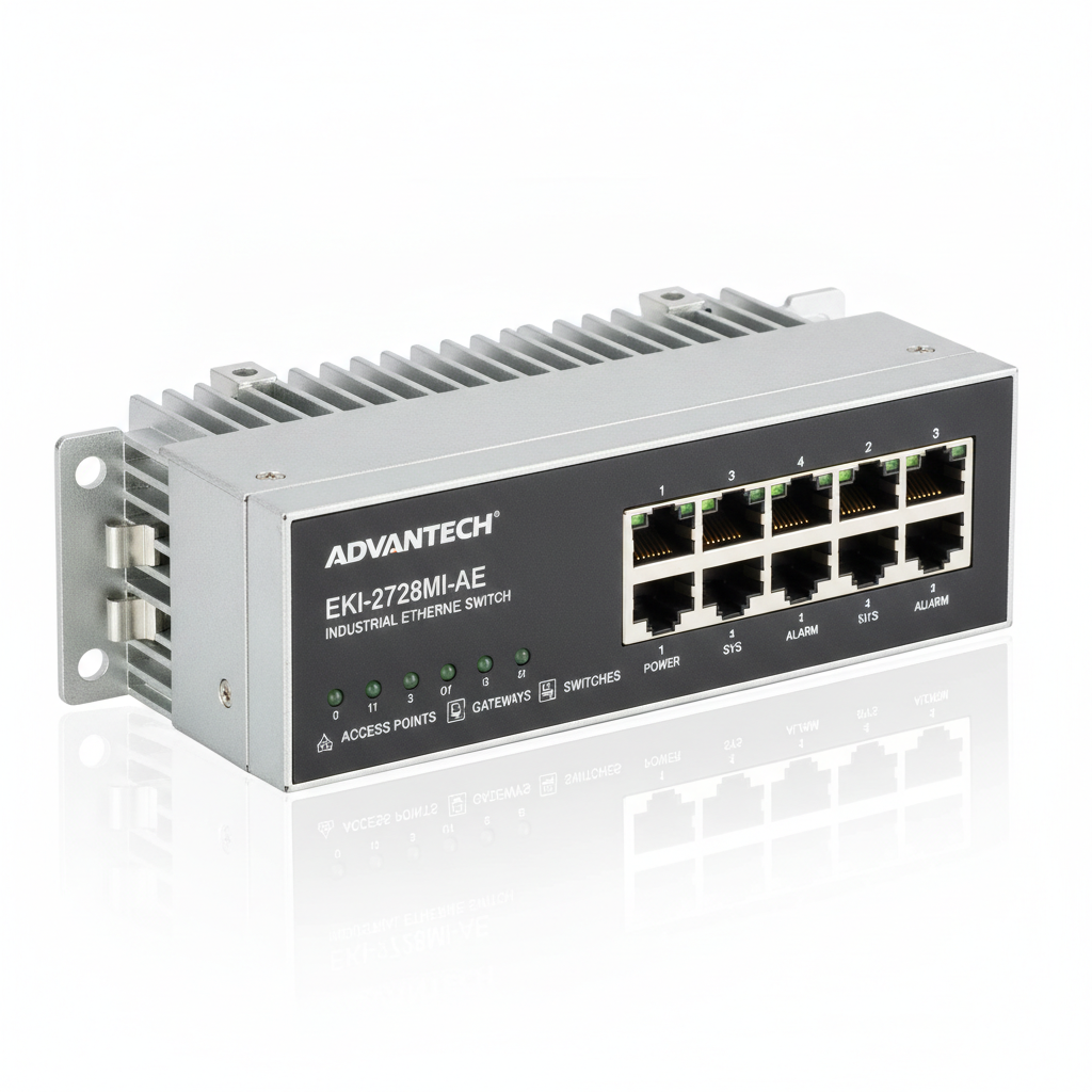 ADVANTECH EKI-2728MI-AE ACCESS POINTS- GATEWAYS-MODEMS-SWITCHES-ROUTERS
