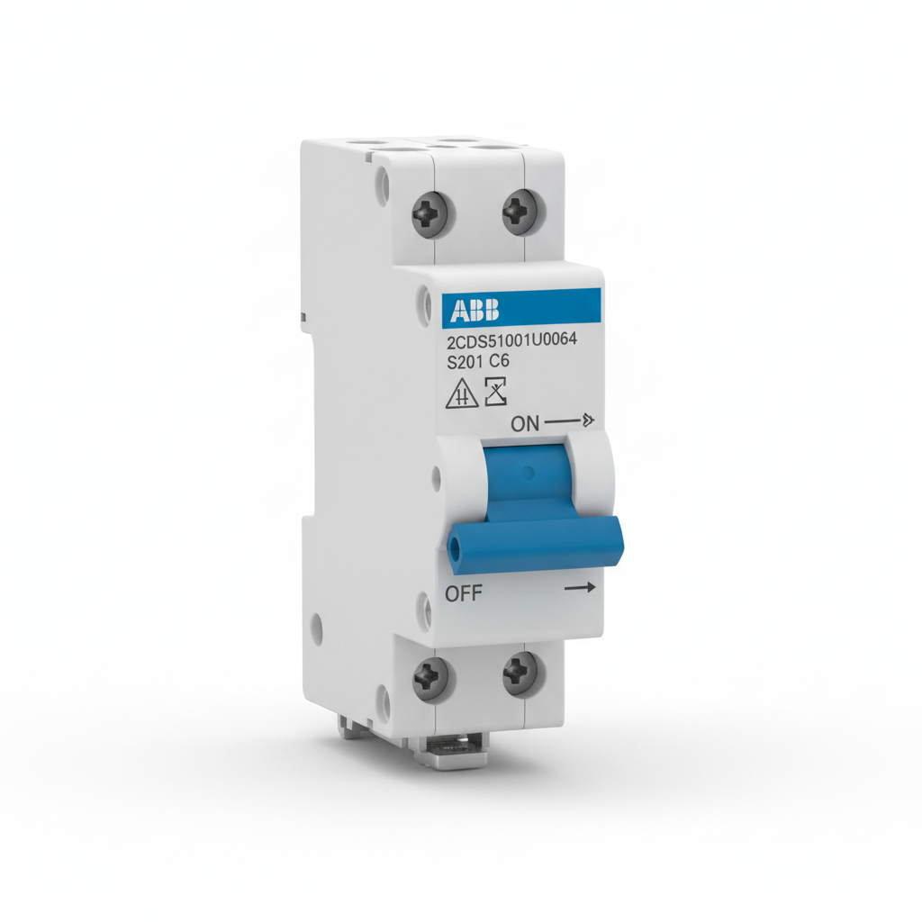 ABB 2CDS251001U0064 INTERRUPTORES TERMOMAGNETICOS MINIATURA RIEL DIN