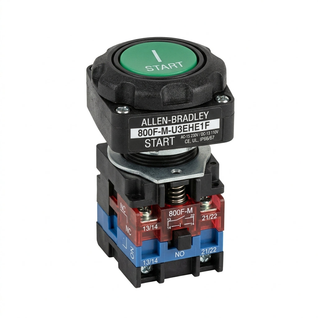 ALLEN-BRADLEY 800F-M-U3EHE1F BOTONES PULSADORES BOTONERAS Y ACCESORIOS