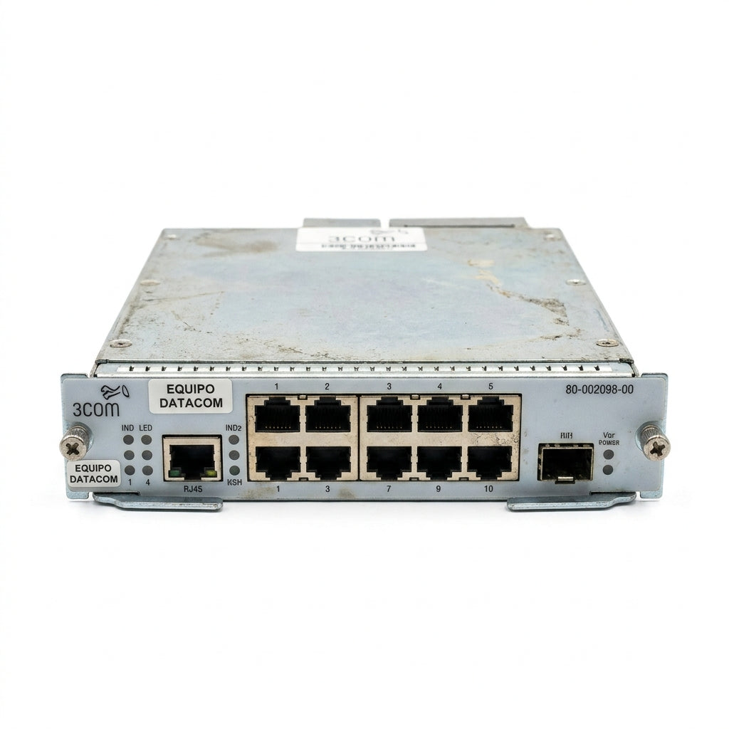 3COM 80-002098-00 EQUIPO DATACOM (REDES Y CABLEADO ESTRUCTURADO)