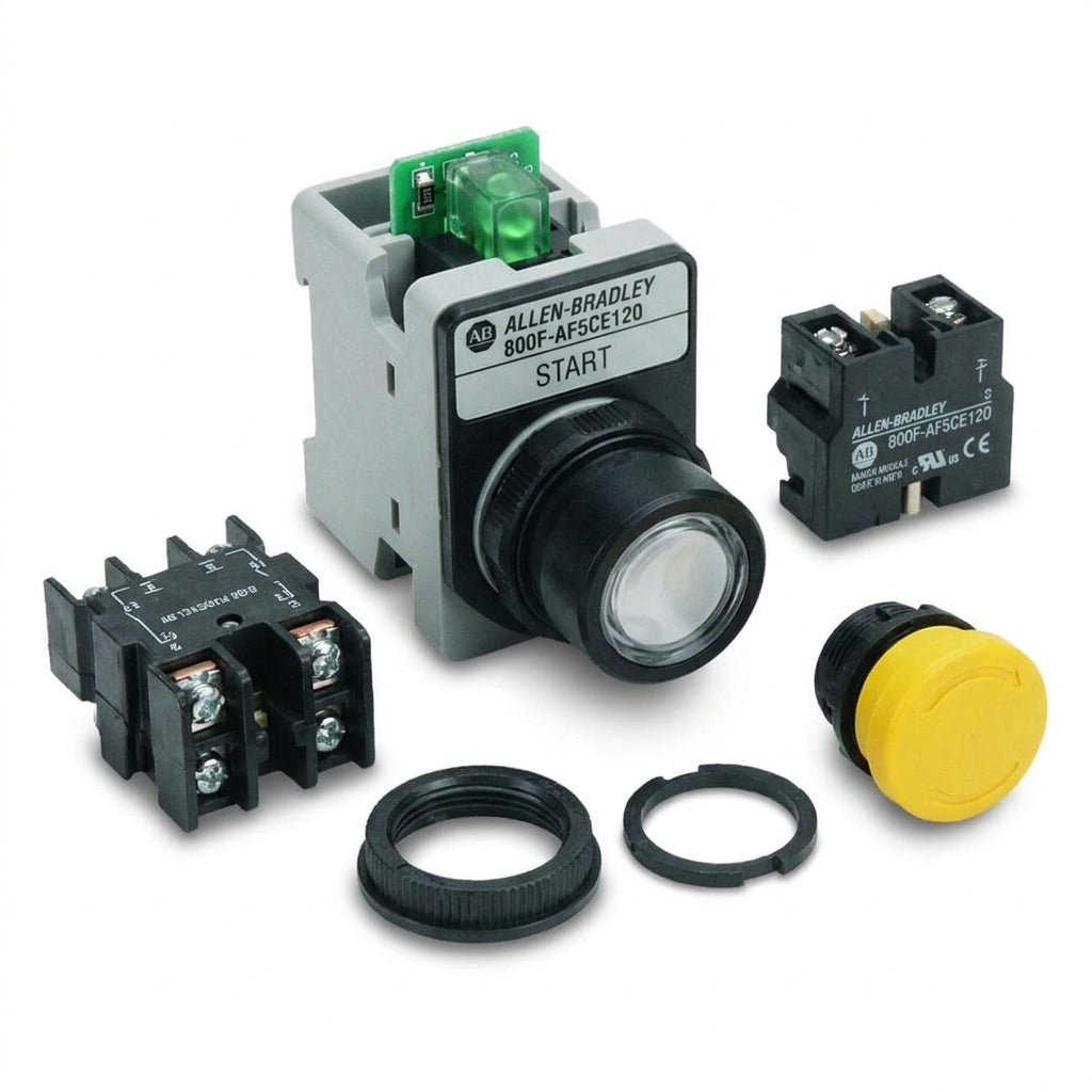ALLEN-BRADLEY 800F-AF5CE120 BOTONES PULSADORES BOTONERAS Y ACCESORIOS