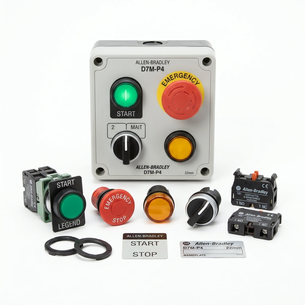 ALLEN-BRADLEY D7M-P4 BOTONES PULSADORES BOTONERAS Y ACCESORIOS