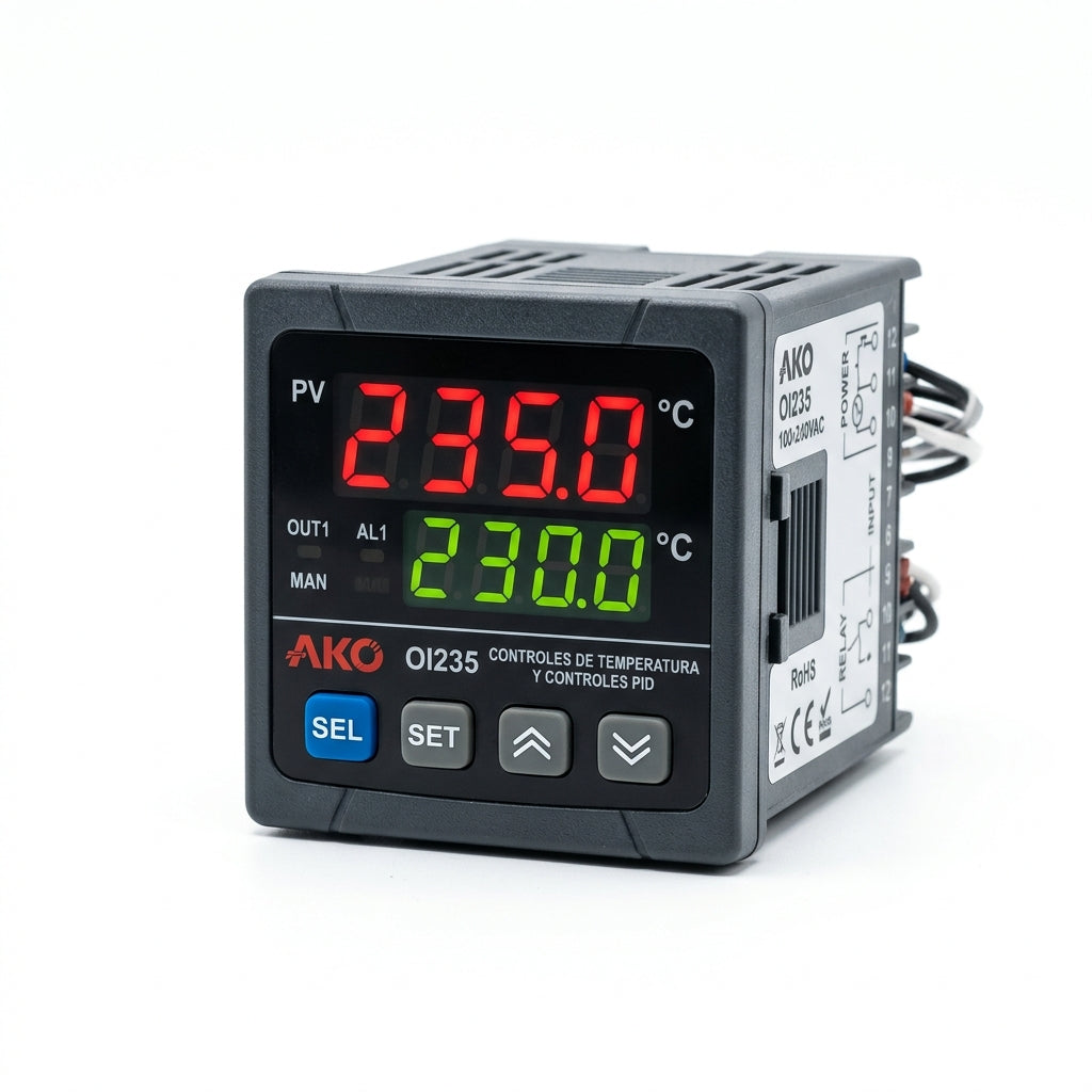 AKO OI235 CONTROLES DE TEMPERATURA Y CONTROLES PID