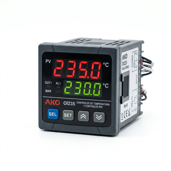 AKO OI235 CONTROLES DE TEMPERATURA Y CONTROLES PID