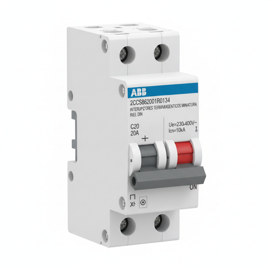 ABB 2CCS862001R0134 INTERRUPTORES TERMOMAGNETICOS MINIATURA RIEL DIN