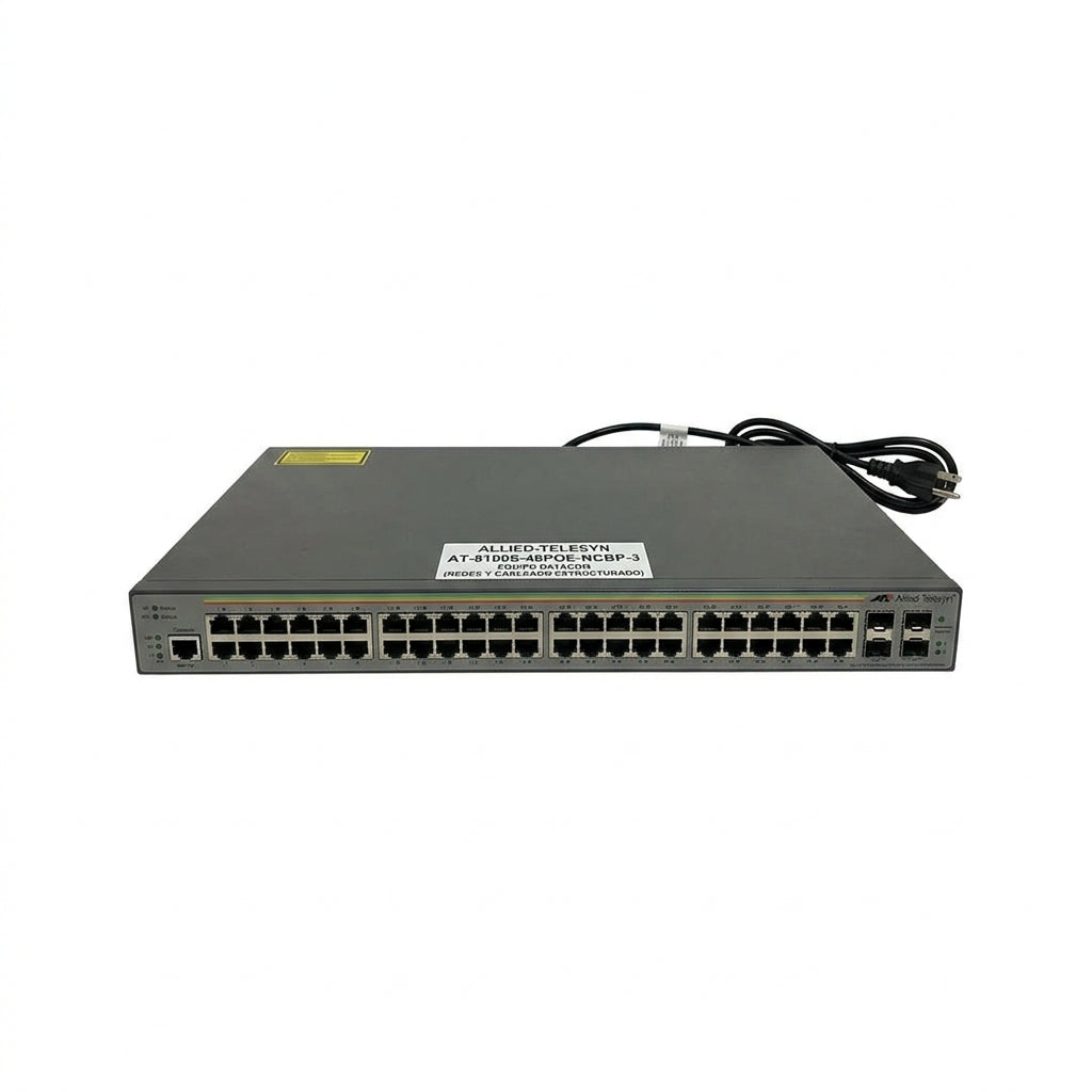ALLIED-TELESYN AT-8100S-48POE-NCBP-3 EQUIPO DATACOM (REDES Y CABLEADO ESTRUCTURADO)