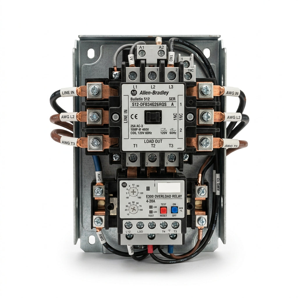 ALLEN-BRADLEY 512-DFB34G26RQS ARRANCADORES A TENSION PLENA