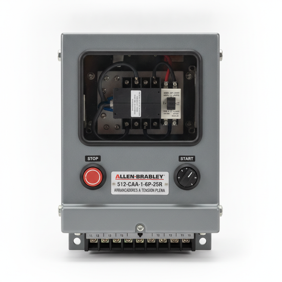 ALLEN-BRADLEY 512-CAA-1-6P-25R ARRANCADORES A TENSION PLENA