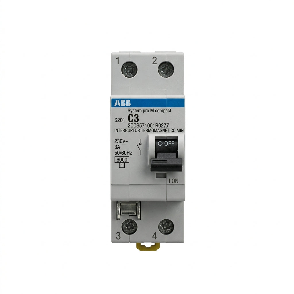 ABB 2CCS571001R0277 INTERRUPTORES TERMOMAGNETICOS MINIATURA RIEL DIN