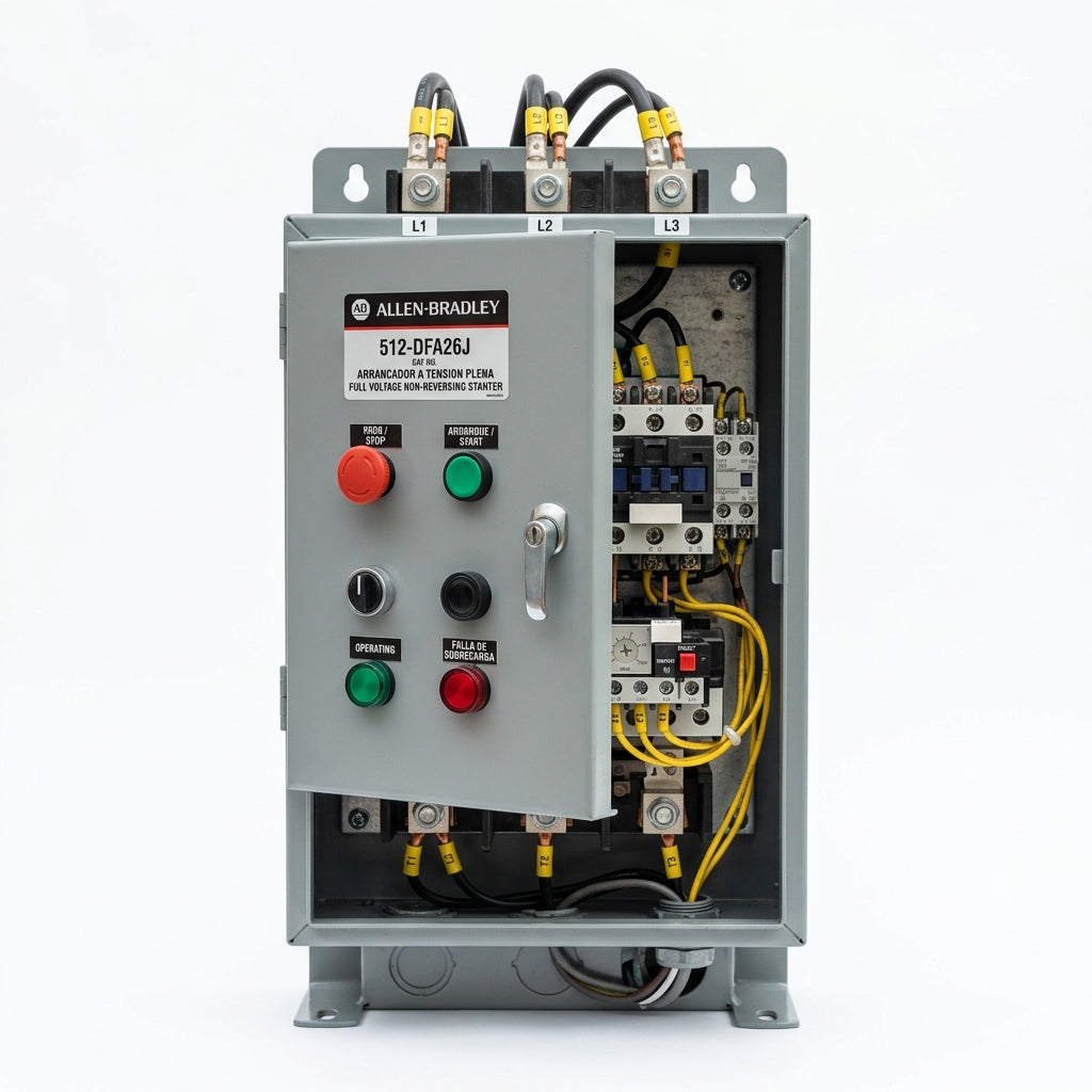 ALLEN-BRADLEY 512-DFA26J ARRANCADORES A TENSION PLENA