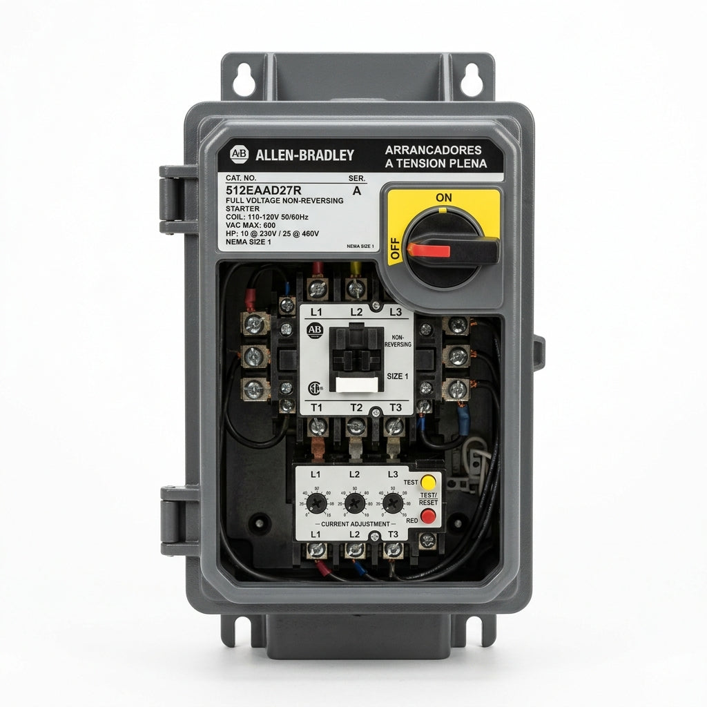 ALLEN-BRADLEY 512EAAD27R ARRANCADORES A TENSION PLENA