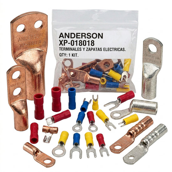 ANDERSON XP-018018 TERMINALES Y ZAPATAS ELECTRICAS