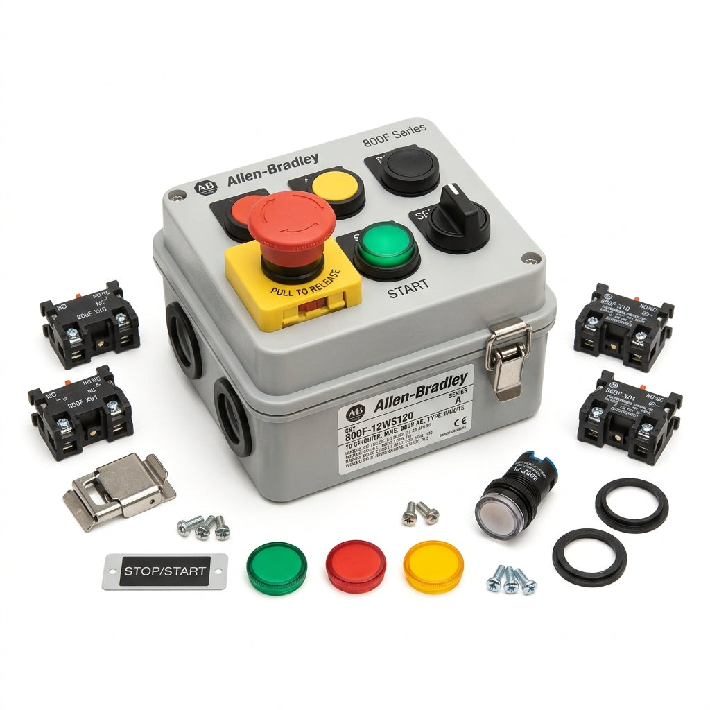 ALLEN-BRADLEY 800F-12WS120 BOTONES PULSADORES BOTONERAS Y ACCESORIOS