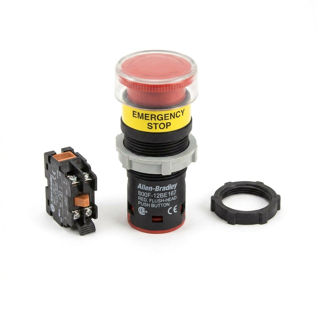 ALLEN-BRADLEY 800F-12BE167 BOTONES PULSADORES BOTONERAS Y ACCESORIOS