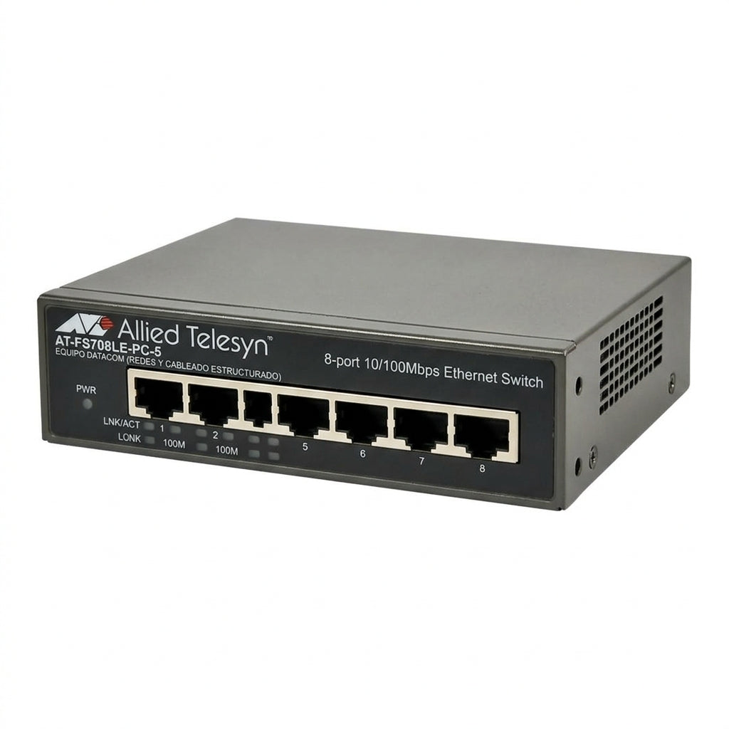 ALLIED-TELESYN AT-FS708LE-PC-5 EQUIPO DATACOM (REDES Y CABLEADO ESTRUCTURADO)