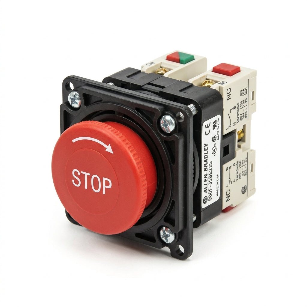 ALLEN-BRADLEY 800F-35BE225 BOTONES PULSADORES BOTONERAS Y ACCESORIOS