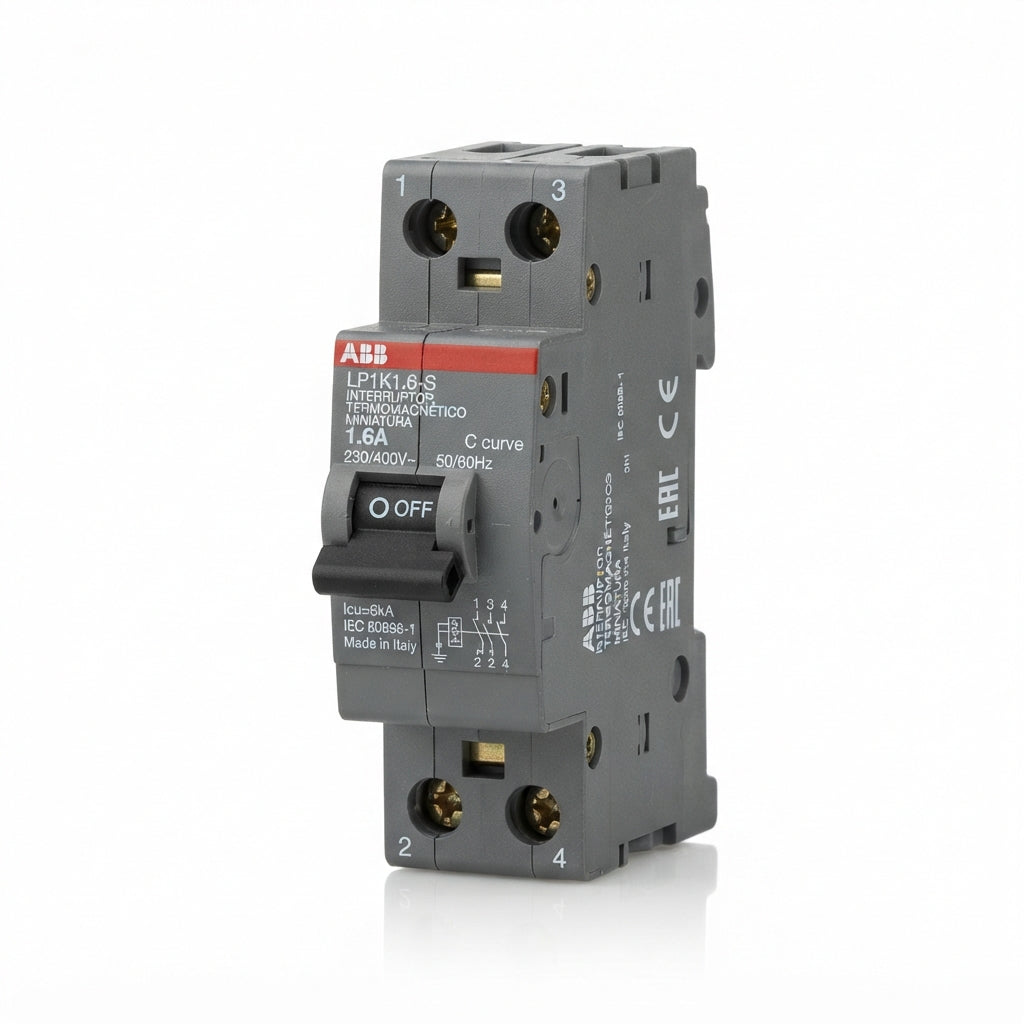 ABB LP1K1.6-S INTERRUPTORES TERMOMAGNETICOS MINIATURA RIEL DIN