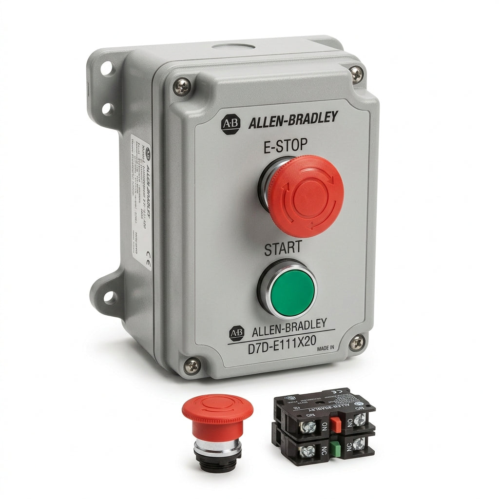 ALLEN-BRADLEY D7D-E111X20 BOTONES PULSADORES BOTONERAS Y ACCESORIOS