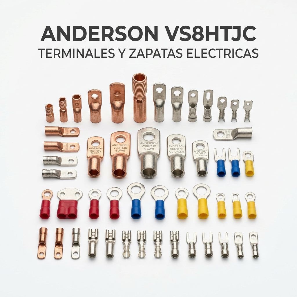 ANDERSON VS8HTJC TERMINALES Y ZAPATAS ELECTRICAS