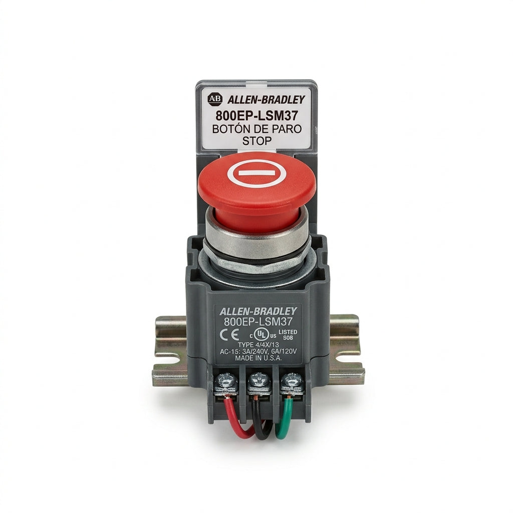 ALLEN-BRADLEY 800EP-LSM37 BOTONES PULSADORES BOTONERAS