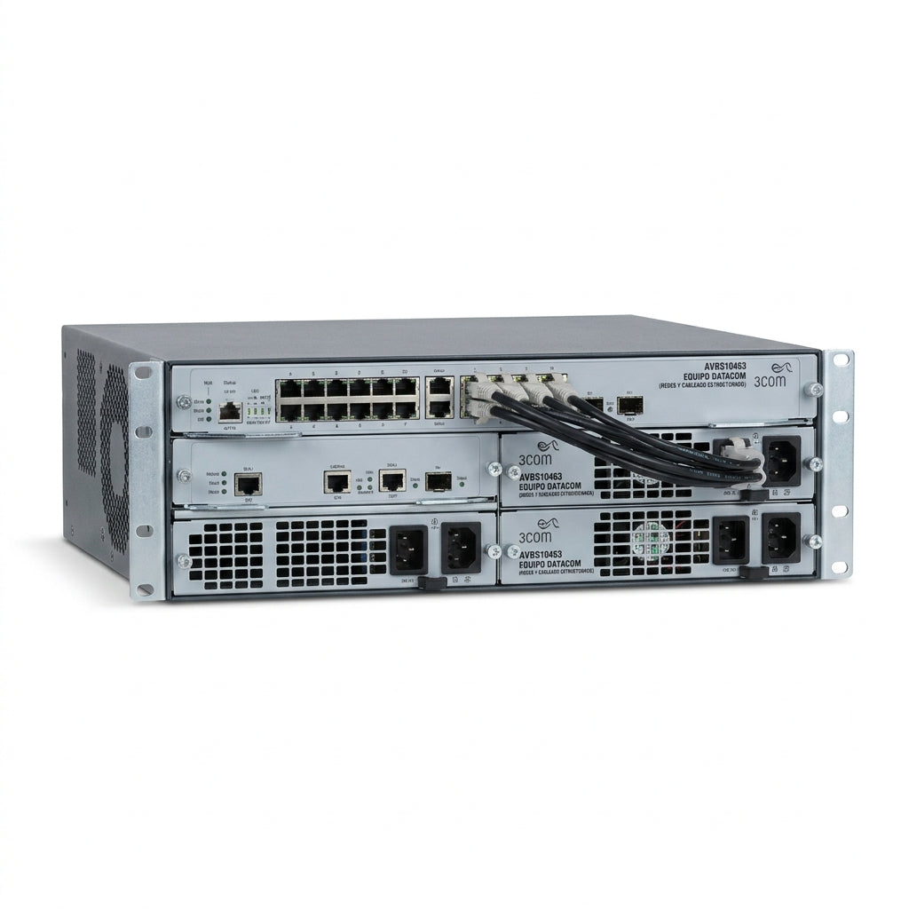 3COM AVBS10463 EQUIPO DATACOM (REDES Y CABLEADO ESTRUCTURADO)