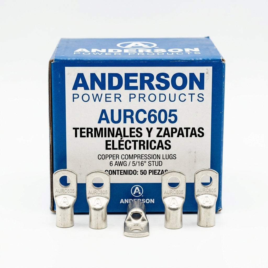 ANDERSON AURC605 TERMINALES Y ZAPATAS ELECTRICAS