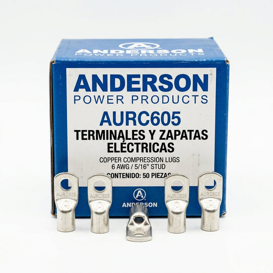 ANDERSON AURC605 TERMINALES Y ZAPATAS ELECTRICAS
