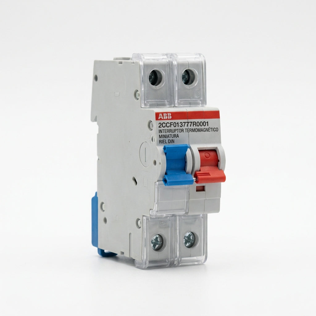 ABB 2CCF013777R0001 INTERRUPTORES TERMOMAGNETICOS MINIATURA RIEL DIN