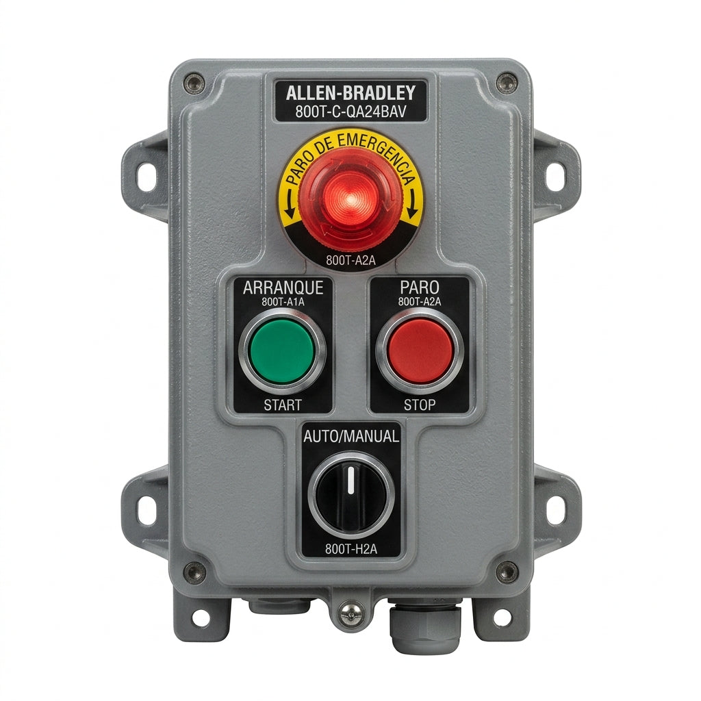 ALLEN-BRADLEY 800T-C-QA24BAV BOTONES PULSADORES BOTONERAS Y ACCESORIOS