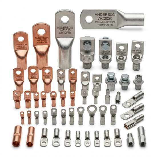 ANDERSON WC2020 TERMINALES Y ZAPATAS ELECTRICAS