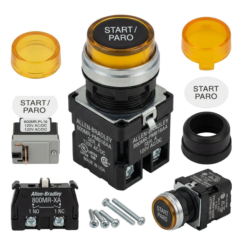 ALLEN-BRADLEY 800MR-PMB16AA BOTONES PULSADORES BOTONERAS Y ACCESORIOS