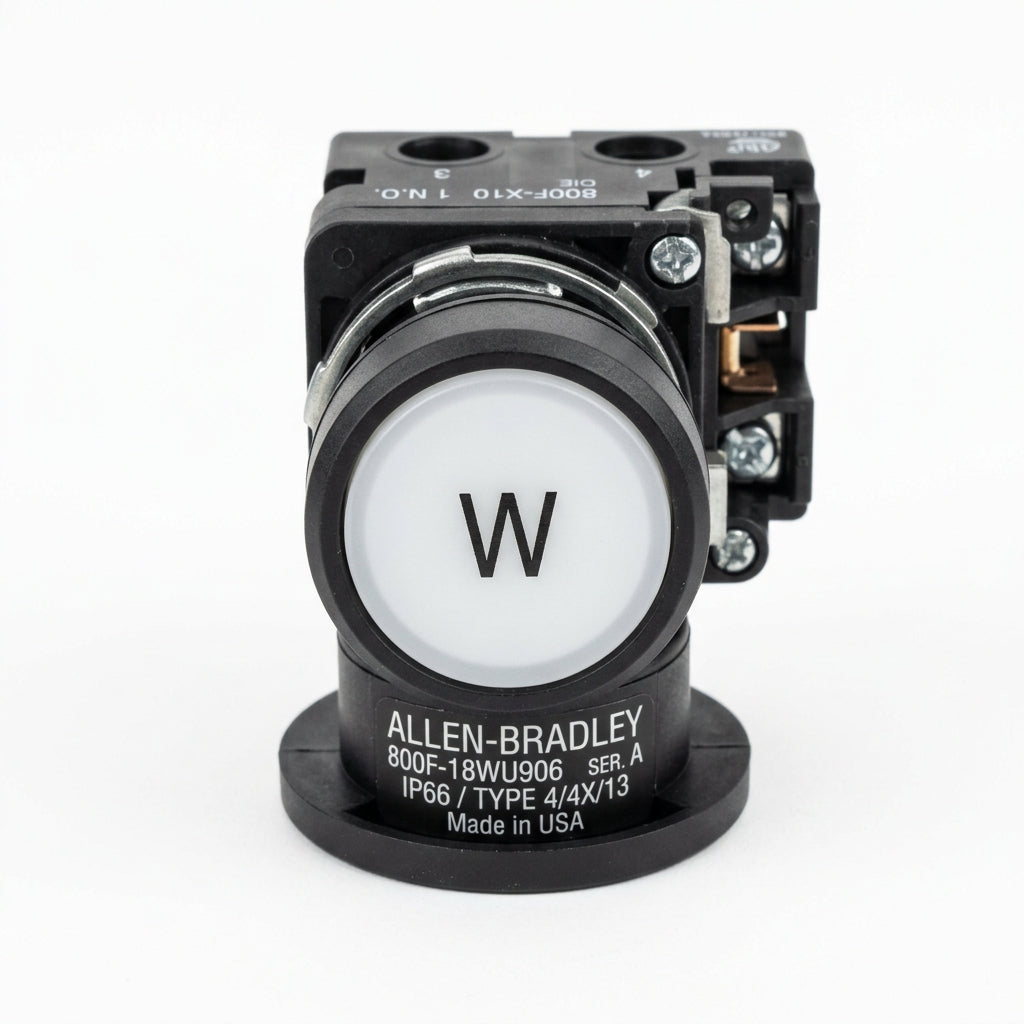 ALLEN-BRADLEY 800F-18WU906 BOTONES PULSADORES BOTONERAS Y ACCESORIOS