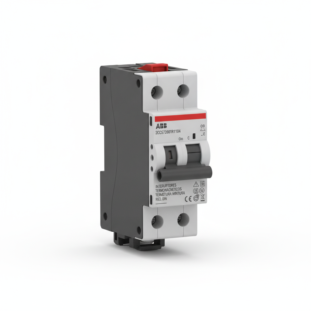 ABB 2CCS572001R1104 INTERRUPTORES TERMOMAGNETICOS MINIATURA RIEL DIN