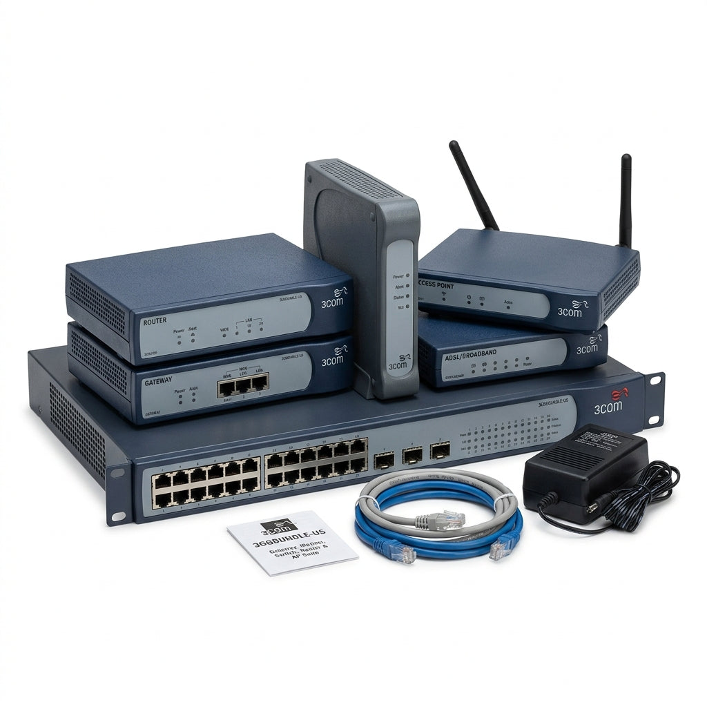 3COM 3CBGBUNDLE-US ACCESS POINTS- GATEWAYS-MODEMS-SWITCHES-ROUTERS