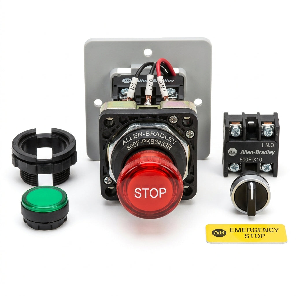 ALLEN-BRADLEY 800F-PKB3433R BOTONES PULSADORES BOTONERAS Y ACCESORIOS