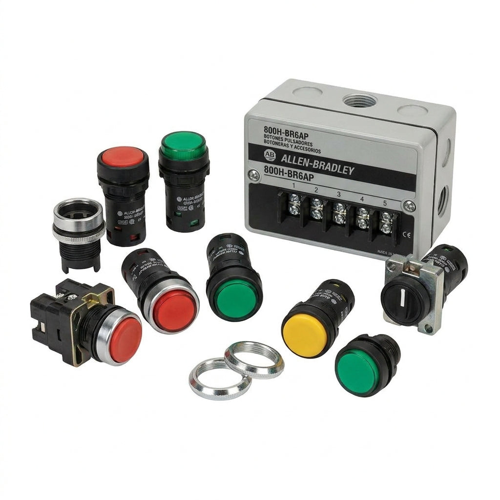 ALLEN-BRADLEY 800H-BR6AP BOTONES PULSADORES BOTONERAS Y ACCESORIOS