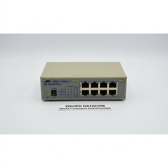 ALLIED-TELESYN AT-FS708-PC-1 EQUIPO DATACOM (REDES Y CABLEADO ESTRUCTURADO)