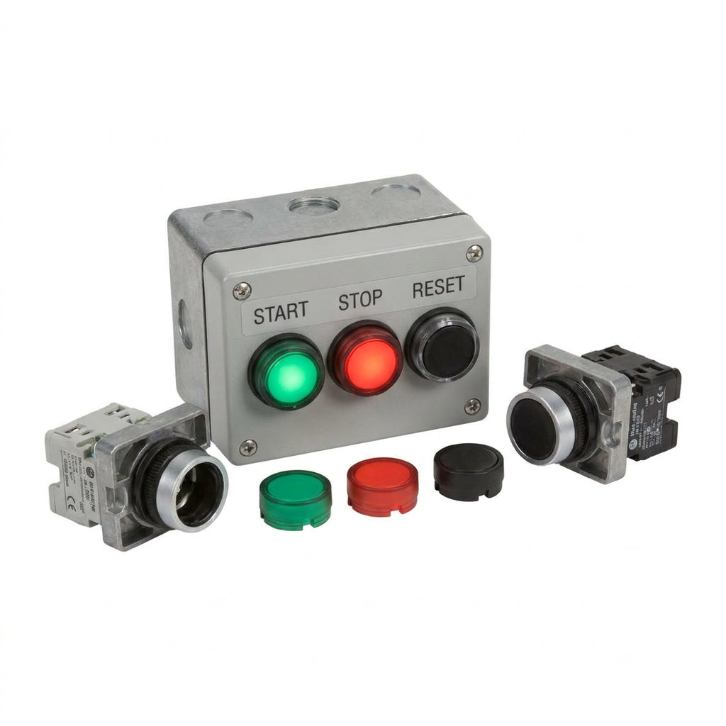 ALLEN-BRADLEY 800F-M-U3F3F5F BOTONES PULSADORES BOTONERAS Y ACCESORIOS