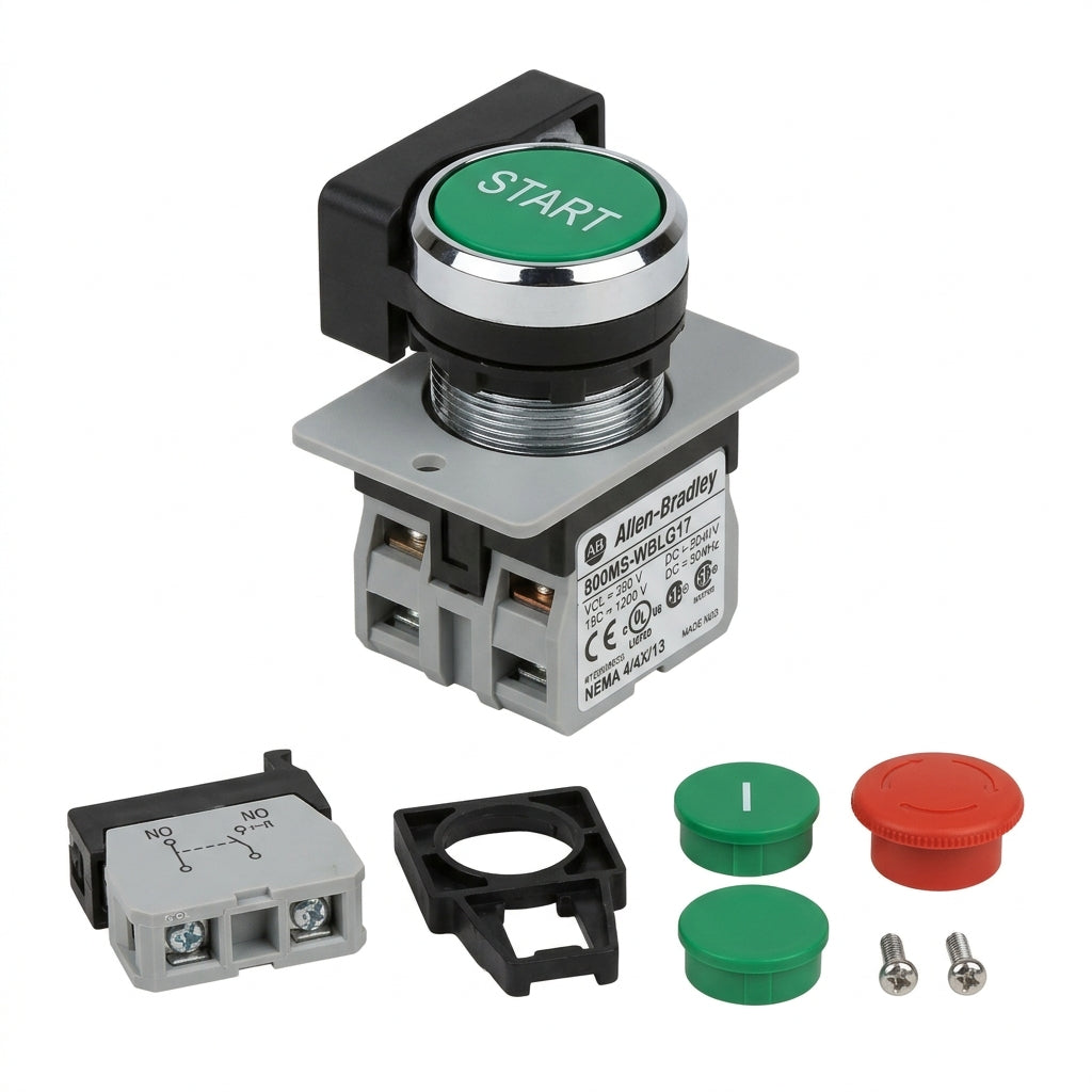 ALLEN-BRADLEY 800MS-WBLG17 BOTONES PULSADORES BOTONERAS Y ACCESORIOS