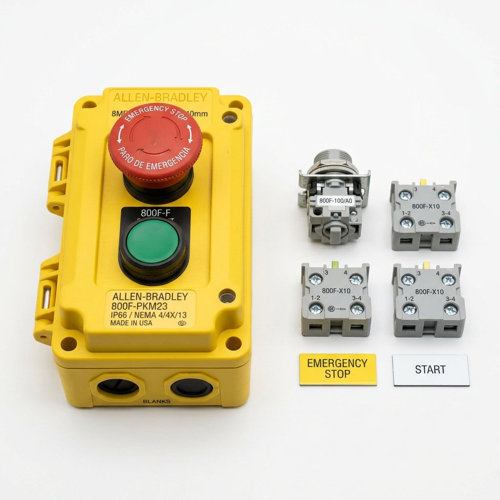 ALLEN-BRADLEY 800F-PKM23 BOTONES PULSADORES BOTONERAS Y ACCESORIOS