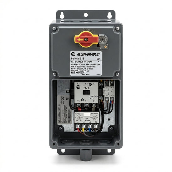 ALLEN-BRADLEY 512MBJB1E6XP24R ARRANCADORES A TENSION PLENA