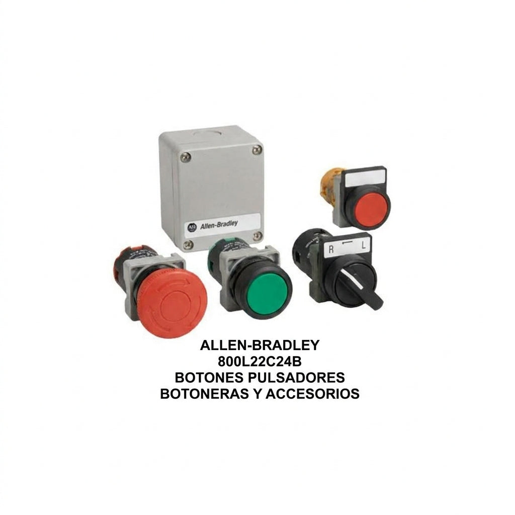 ALLEN-BRADLEY 800L22C24B BOTONES PULSADORES BOTONERAS Y ACCESORIOS
