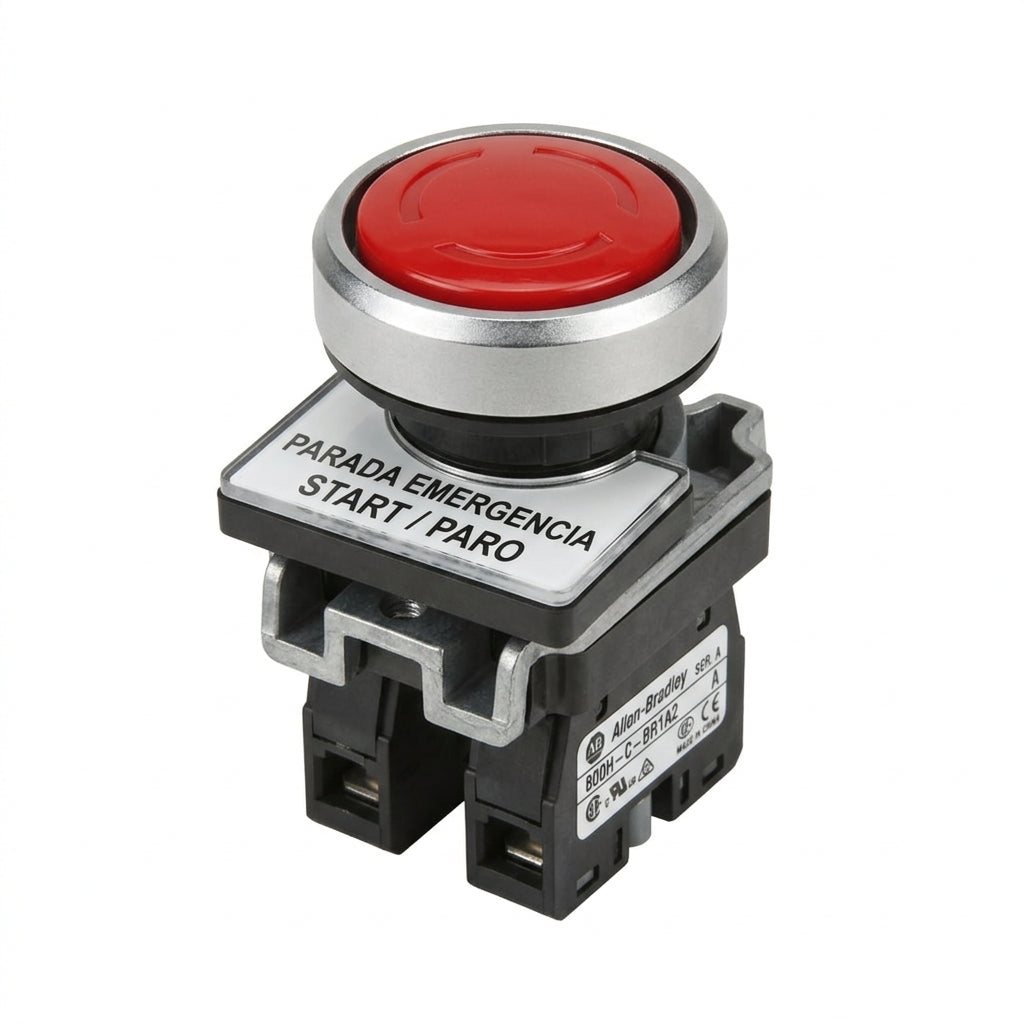 ALLEN-BRADLEY 800H-C-BR1A2 BOTONES PULSADORES BOTONERAS Y ACCESORIOS