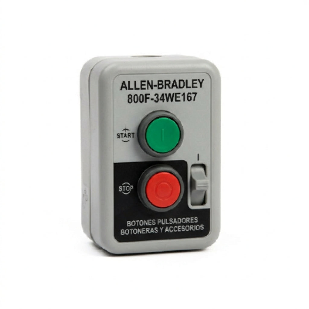 ALLEN-BRADLEY 800F-34WE167 BOTONES PULSADORES BOTONERAS Y ACCESORIOS