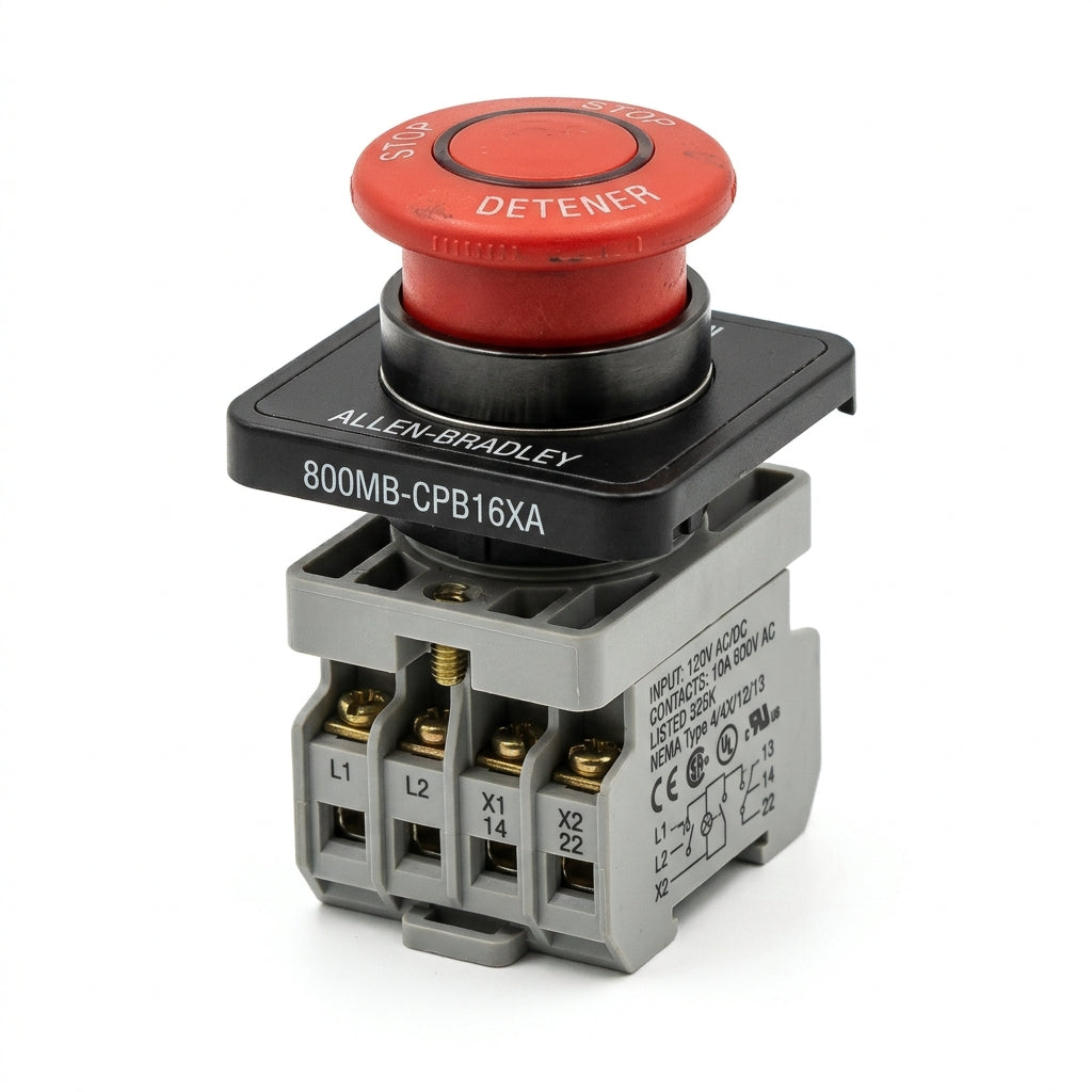 ALLEN-BRADLEY 800MB-CPB16XA BOTONES PULSADORES BOTONERAS Y ACCESORIOS