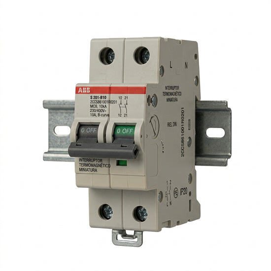 ABB 2CCS861001R0201 INTERRUPTORES TERMOMAGNETICOS MINIATURA RIEL DIN