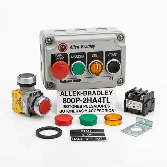 ALLEN-BRADLEY 800P-2HA4TL BOTONES PULSADORES BOTONERAS Y ACCESORIOS