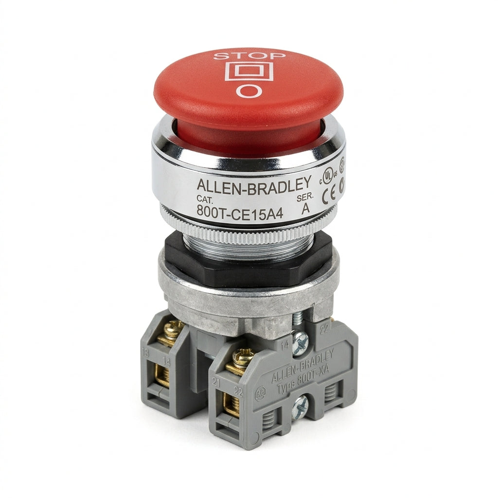 ALLEN-BRADLEY 800T-CE15A4 BOTONES PULSADORES BOTONERAS Y ACCESORIOS